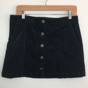 Forever 21 Large Corduroy Button Up Skirt